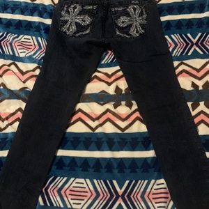 Women’s Miss Me black skinny